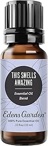 Edens Garden This Smells Amazing Essential Oil Blend, Best to Diffuse to Make Your Space Smell Amazing, 100% Pure & Natural Best Recipe Therapeutic Aromatherapy Blends- Diffuse or Topical Use 10 ml