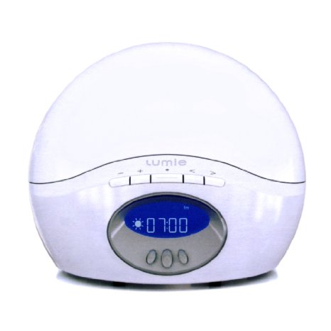 Lumie Body Clock Active 250, Dawn Simulator Alarm Clock with FM Radio, White