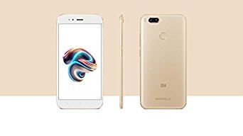 Xiaomi MI A1 (64GB, 4GB RAM) with Android One & Dual Cameras, 5.5" Dual SIM Unlocked, Global Version (Gold) (Gold)