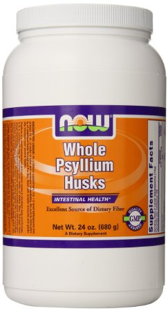 NOW Foods Whole Psyllium Husk 24 Ounce Bottle