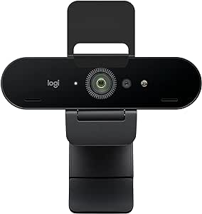 Logitech Brio Stream Webcam - Ultra 4K HD Video Calling, Noise-Cancelling Mic, HD Auto Light Correction, Wide Angle, Compatible with Microsoft Teams, Zoom, Google Meet on PC / Mac