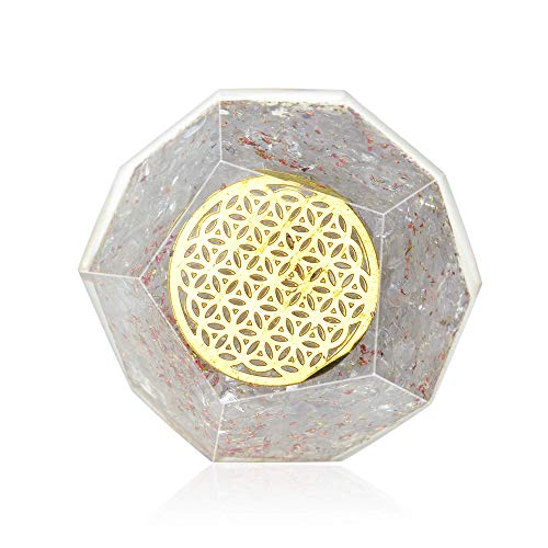Orgone Dodecahedron-Orgonite Healing Crystal Quartz Dodecahedron for EMF protection-Energy generator Crystal