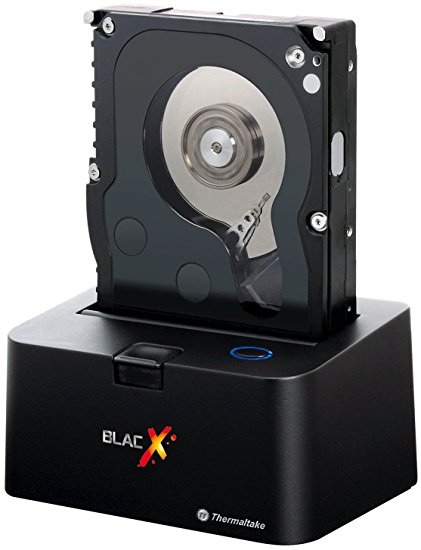 Thermaltake BlacX Hot-Swap SATA External Hard Drive Docking Station for Windows & Mac Os Compatible