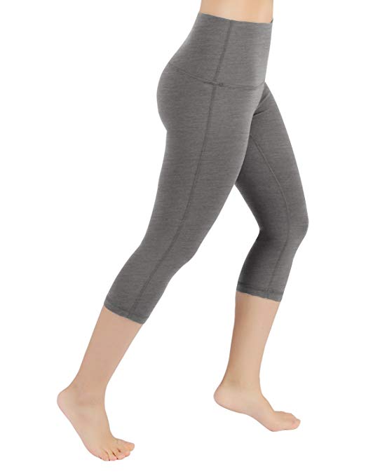 ODODOS Power Flex High-Waist Yoga Pants Tummy Workout Running Pant with Hidden Pocket