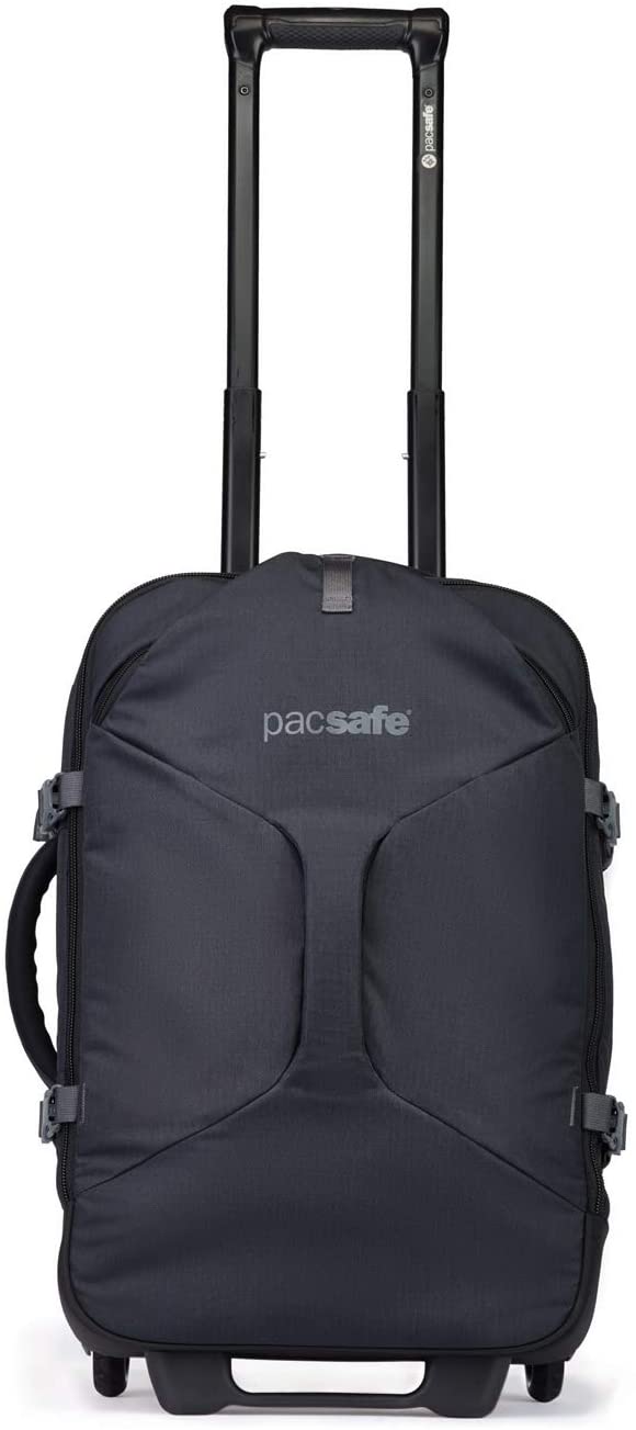 PacSafe Venturesafe EXP21 42L Anti Theft Wheeled Carry-On, Black, 41.5 Liter