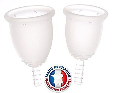 Fleurcup® Set of 2 Menstrual Cups size multiple choice (PT GT)