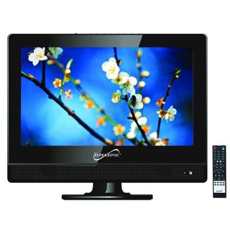 SuperSonic 13.3-Inch 1080p LED Widescreen HDTV HDMI AC/DC Compatible