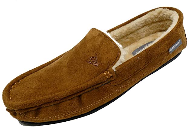 Mens DUNLOP 'Lewis' Moccasin Slippers.