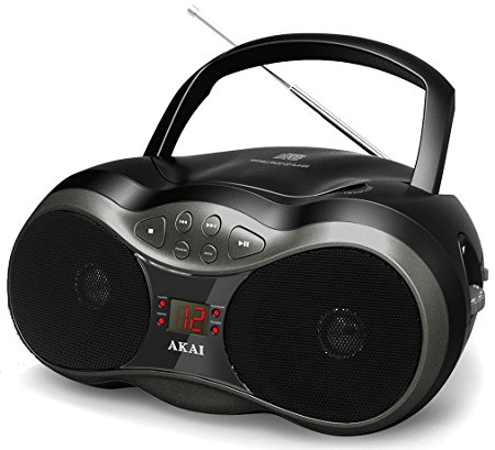 Akai CE2018 CD Boombox with AM/FM Radio