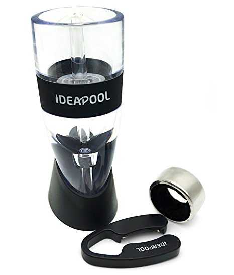 IDEAPOOL - Essential Wine Aerator, Diffuser, Pourer, Decanter Set - Multi Stage Design with Gift Box Set