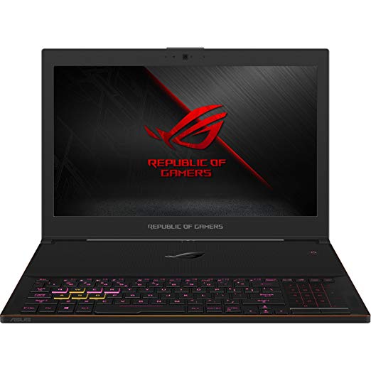 ASUS ROG Zephyrus GX501GI-XS74 Slim and Light Gaming and Business Laptop (Intel 8th Gen Coffee Lake i7-8750H, 16GB RAM, 512GB PCIe SSD, 15.6" FHD 1920x1080 G-SYNC, GTX 1080, Win 10 Pro) Metallic Black