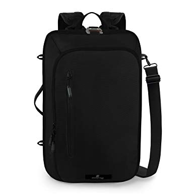 Ascentials Pro Meta, Water Resistant, Business Travel Backpack, 15 Inch Laptop Messenger for Men