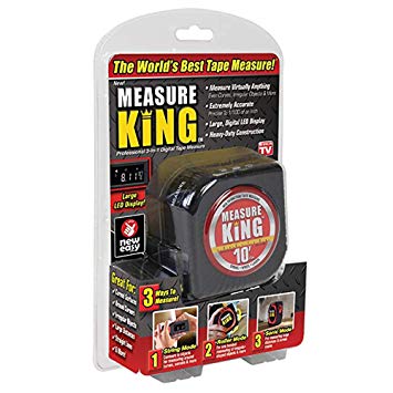 Digital Tape Measure, 3 in 1 LED Digital Display Laser Measure King All and Any Surfaces -Universal Measuring Tool#3378