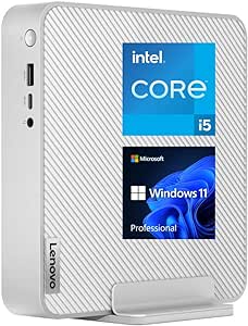 Lenovo IdeaCentre Newest Business Mini Desktop, 13th Gen Intel i5-13500H, 64GB RAM, 2TB PCIe M.2 SSD, RJ-45, HDMI, Wi-Fi 6, Bluetooth, Windows 11 Pro, Grey