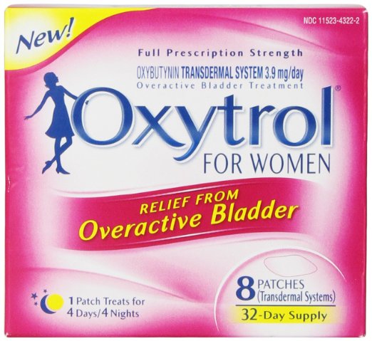 Oxytrol for Women Overactive Bladder Transdermal Patch, 8 Count