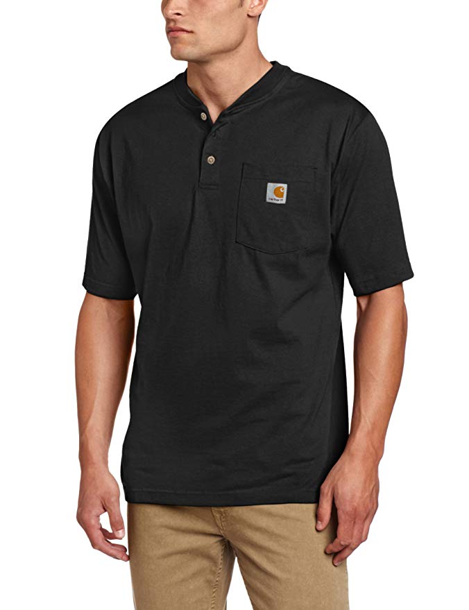 Carhartt Men's Workwear Pocket Henley Shirt (Regular and Big & Tall Sizes)