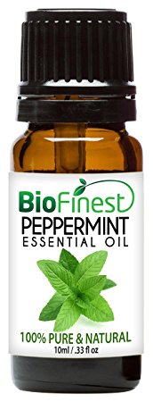 BioFinest Peppermint Oil - 100% Pure Peppermint Essential Oil - Therapeutic Grade - Premium Quality - Best For Aromatherapy, Headaches and Migraines Relief - FREE E-Book (10ml)