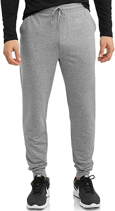 Athletic Works Men's Activewear Jogger Pants (X-Large 40/42, Medium Grey)
