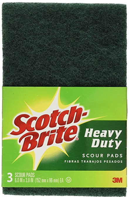 Scotch-brite® 223 Heavy Duty Scour Pad, 6" X 3.8", 3-pack
