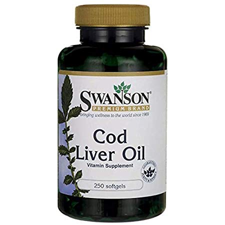 Swanson Cod Liver Oil 1250 Iu A/135 Iu D 250 Sgels