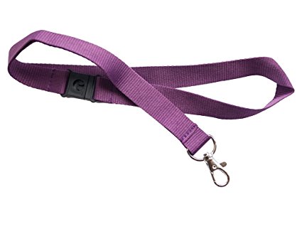 Kestronics® 20mm Lanyard with Safety Break Away and Metal Clip - Burgundy