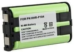 Cordless Phone Battery for Panasonic HHR-P104, Bulk Packaging)