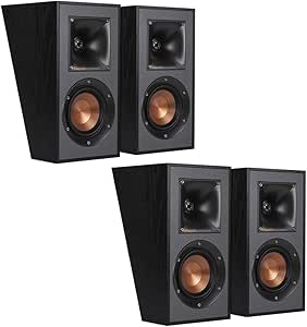 Klipsch Reference R-41SA Dolby Atmos High-Performance, Horn-Loaded Elevation Surround Speaker Set (2 Pairs, 4 Speakers)