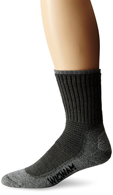 Wigwam Men's Hiking/Outdoor Pro Crew Socks, Charcoal, Medium