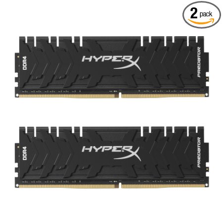 Kingston Technology HyperX Predator Black 16GB Kit 3000MHz DDR4 CL15 DIMM XMP Desktop Memory HX430C15PB3K2/16