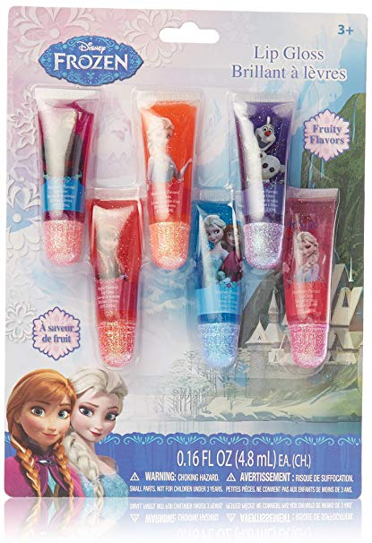Frozen Lip Gloss Tubes, 6 Count