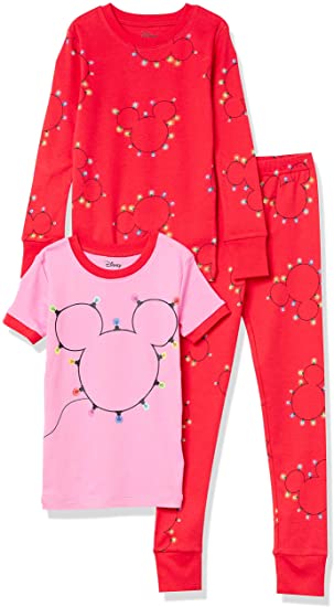 Amazon Brand - Spotted Zebra Girls' Disney Star Wars Marvel Frozen Princess Snug-Fit Cotton Pajamas Sleepwear Sets