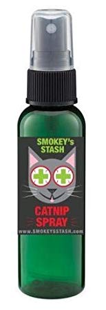 Smokey's Stash Catnip Spray for Cats from Fresh Premium Maximum Potency nip Treat