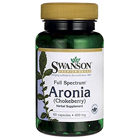 Full Spectrum Aronia (Chokeberry) 400 mg 60 Caps by Swanson Premium