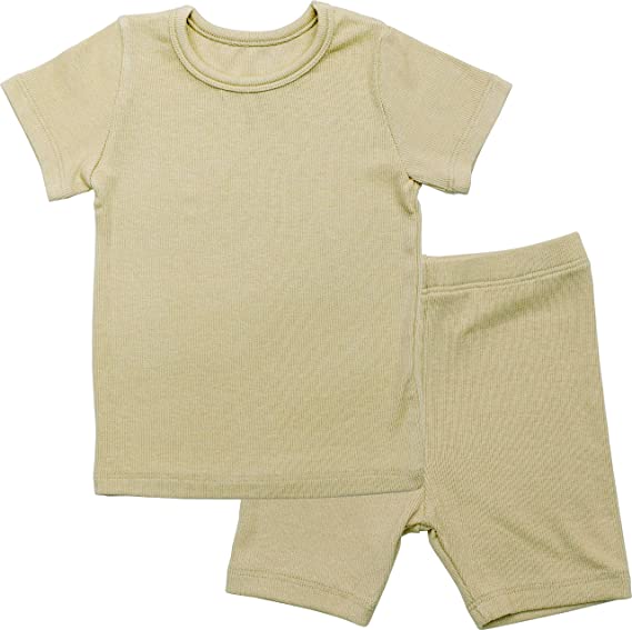 AVAUMA Newborn Baby Little Boys Girls Snug-Fit Pajamas Summer Winter Short/Long Sleeve Sets Pjs Kids Clothes
