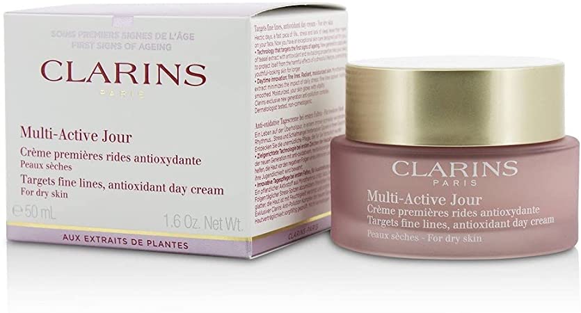 Clarins Multi-Active Dry Skin Day Cream, 1.6 Ounce