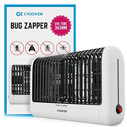 Crioxen Indoor Bug Zapper - 2000V Mosquito Trap with UV Light - Indoor Mosquito Killer - Electric Insect Repellent - Gnat Trap for Mosquitoes Fruit Flies and Flying Gnats