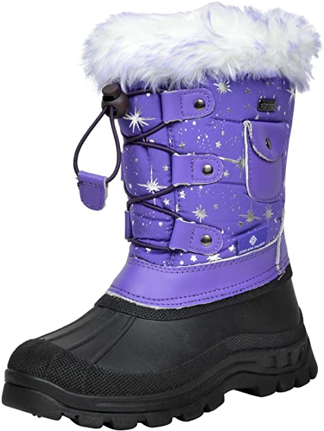 DREAM PAIRS Boys Girls Insulated Waterproof Snow Boots