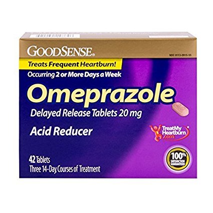 GoodSense Omeprazole Delayed Release, Acid Reducer Tablets 20 mg by Good Sense