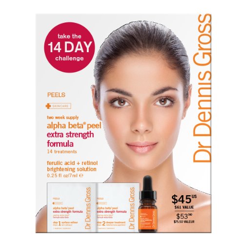 Dr Dennis Gross Skincare Alpha Beta Daily Face Peel 14 Day Challenge Extra Strength