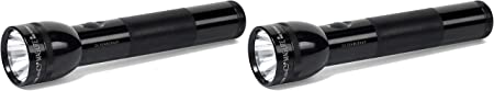 Maglite LED 2-Cell D Flashlight, Black (Twо Pаck)