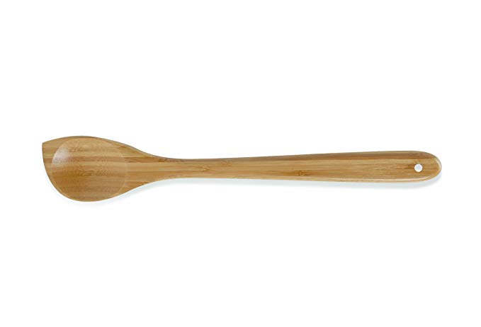 Danesco 3020202 14-Inch Bamboo Angled Spoon