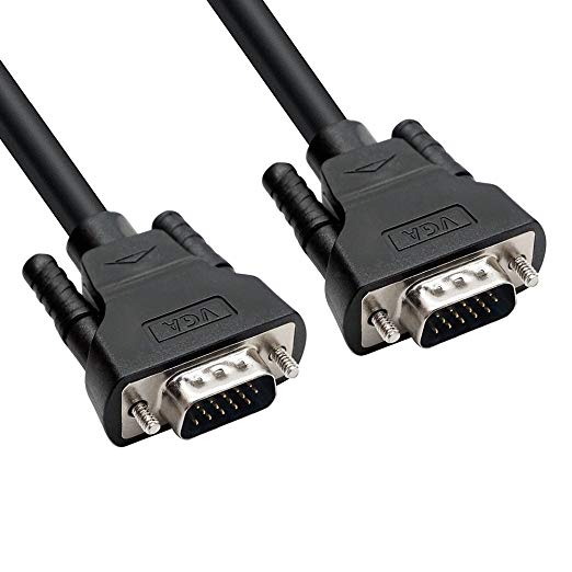 DTECH 5 Feet VGA to VGA Cable for Computer Monitor Projector 1080p High Resolution (1.5m)