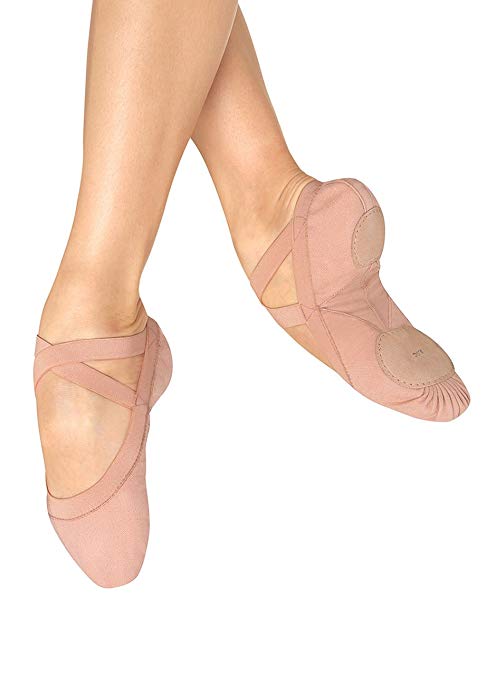 Bloch Dance Women's Pro Elastic Split Sole Canvas Ballet Slipper/Shoe