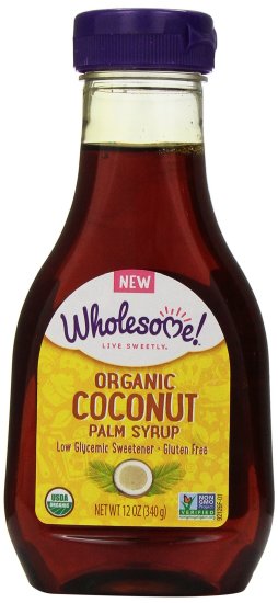 Wholesome Sweeteners Organic Syrup Coconut Palm 12 Ounce