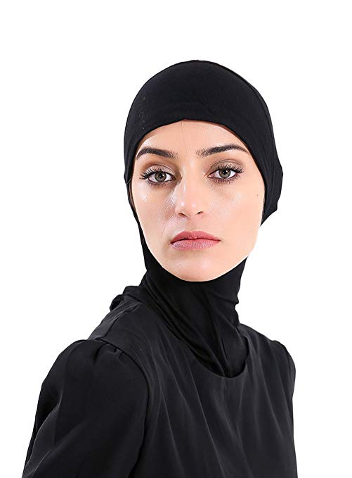 YI HENG MEI Muslim Women's Full Cover Soft Comfortable Inner Hijab Caps Islamic Neck Cover