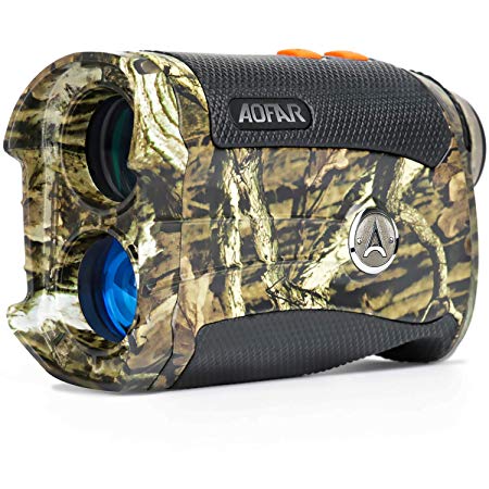 AOFAR Range Finder for Hunting Archery H2 600 Yards Shooting Wild Waterproof Coma Rangefinder with Angle and Horizontal Distance, 6X 25mm, Range and Bow Mode, Free Battery Gift Package