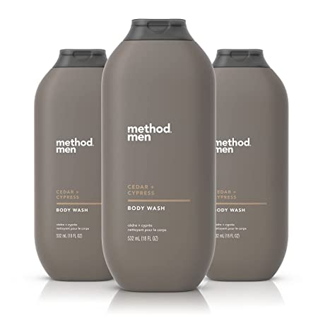 Method Men, Cedar   Cypress Body Wash, 18oz, 3 pack, Packaging May Vary