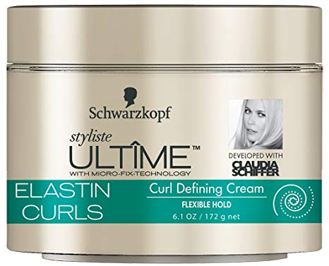 Schwarzkopf Styliste Ultime Elastin Curls Hair Cream, 6.1 Ounce