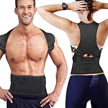 Back Brace Posture Corrector - Shoulder Support Trainer for Pain Relief | Improves Posture and Provides Lumbar Support,for Men and Women Supports Correct Posture Upper and Lower Back Lumbar