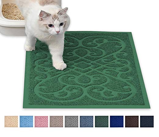 PetLike Durable Cat Litter Trapping Mat (30 x18 inches), Traps Litter from Box and Cats, Scatter Control, Soft on Kitty Paws